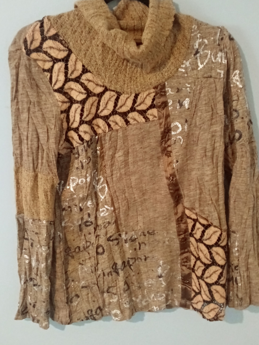Ness Camel Knit Turtleneck Sweater